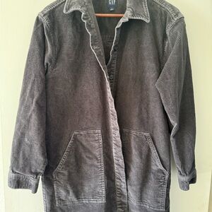 GAP Corduroy Shirt Jacket Size: Small